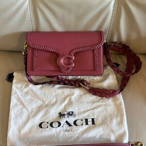 Coach Tabby Crossbody Bag with braided leather details